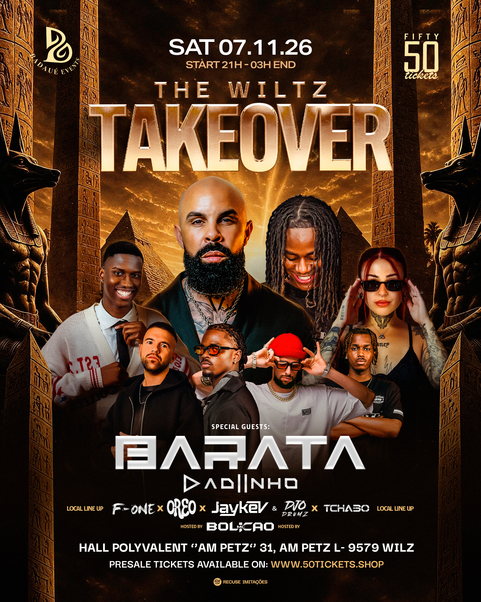 🔥⚡️THE WILTZ TAKEOVER ⚡️🔥 SAT 07th NOV 26 @ HALL POLYVALENT AM PETZ - WILTZ